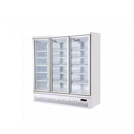 3-Glass door beverage display fridge